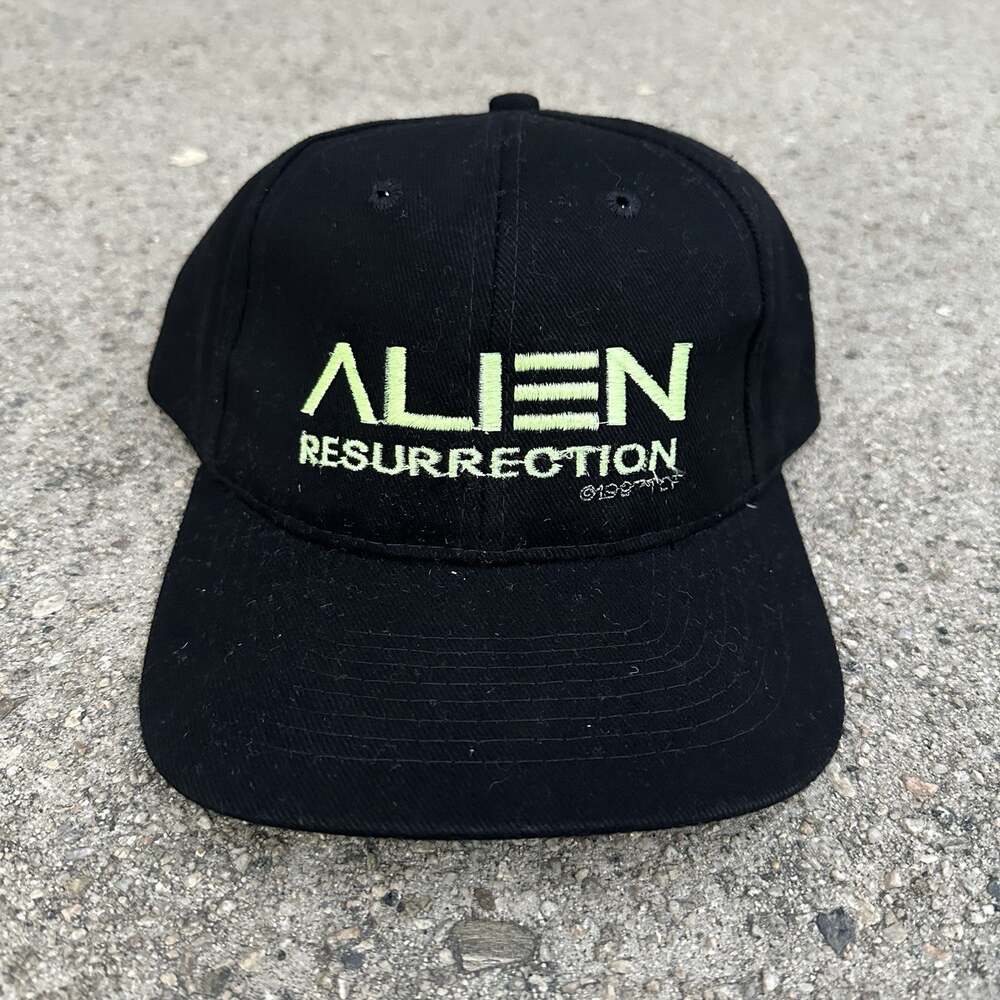Vintage 1997 Alien Resurrection Movie Promo Snapback Hat Sci Fi Horror